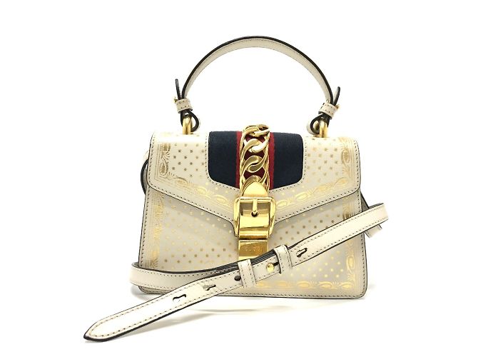 Bolsa de Ombro Gucci 470270 2WAY Branco