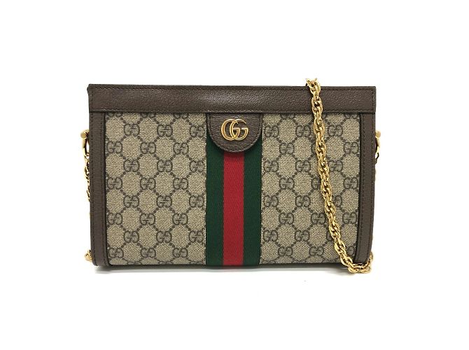 Borsa a spalla marrone Gucci 503877