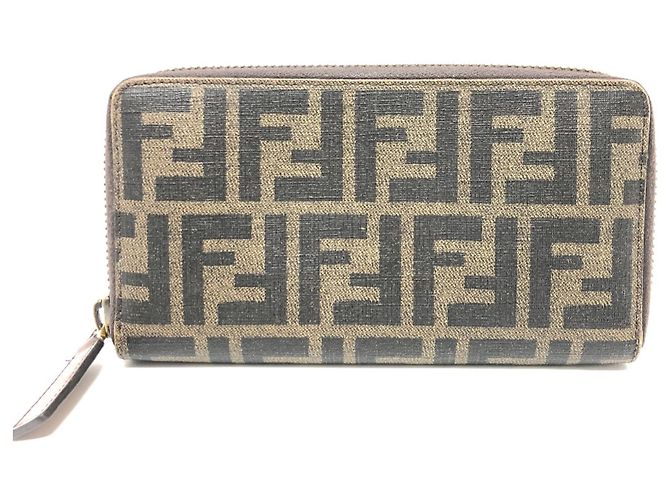 Fendi Brown Long Wallet