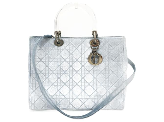 Christian Dior Blue Cloth Handbag ref.1463322 - Joli Closet