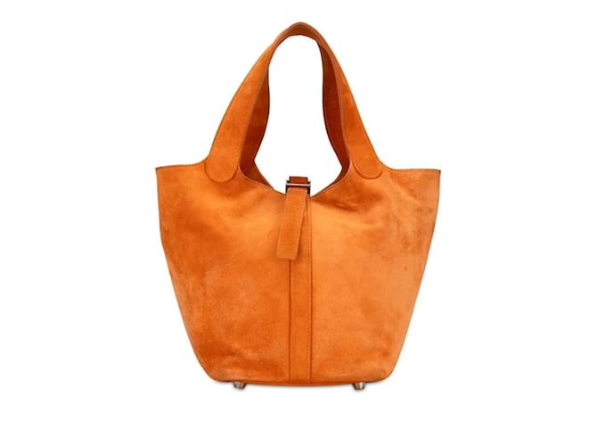 Hermès Hermes Picotin PM Handtasche Tote Bag Orange  ref.1463489