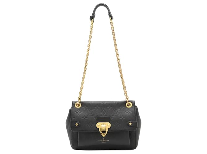 Sac à épaule Vavin BB en Monogram Empreinte Louis Vuitton Cuir Noir  ref.1463649