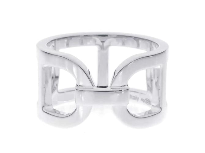 Ring Hermès Anillo de plata Hermes Ever Chaine d'Ancre MM  ref.1463706