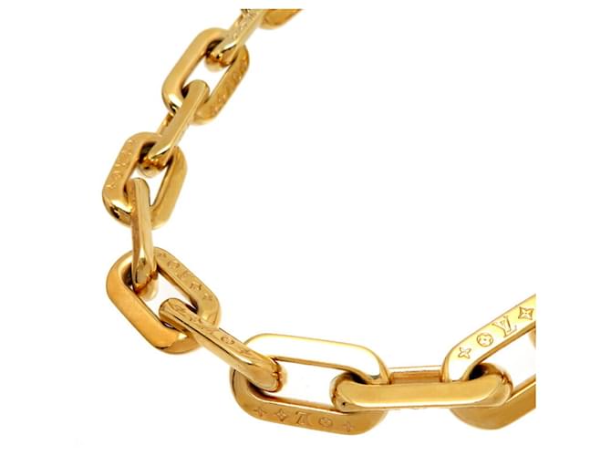 Lv Edge Louis Vuitton Chunky Necklace LOUIS VUITTON Gold-tone 2024