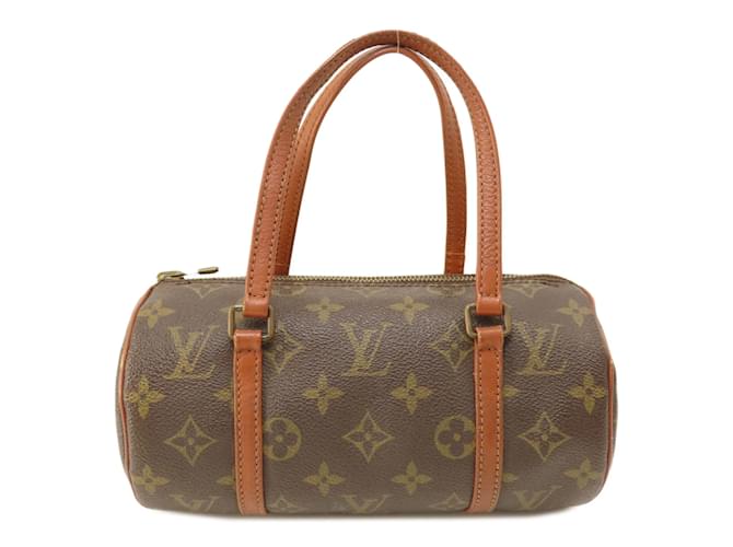 Louis Vuitton M51367 Papillon 22 Sac à main Monogram ancien Cuir vernis Toile Marron Monogramme  ref.1463899