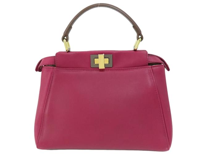 Fendi Peekaboo Handbag Purple  ref.1463946