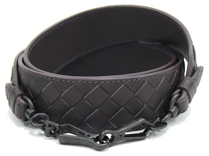 Lila Leder Schultergurt Bottega Veneta  ref.1464266