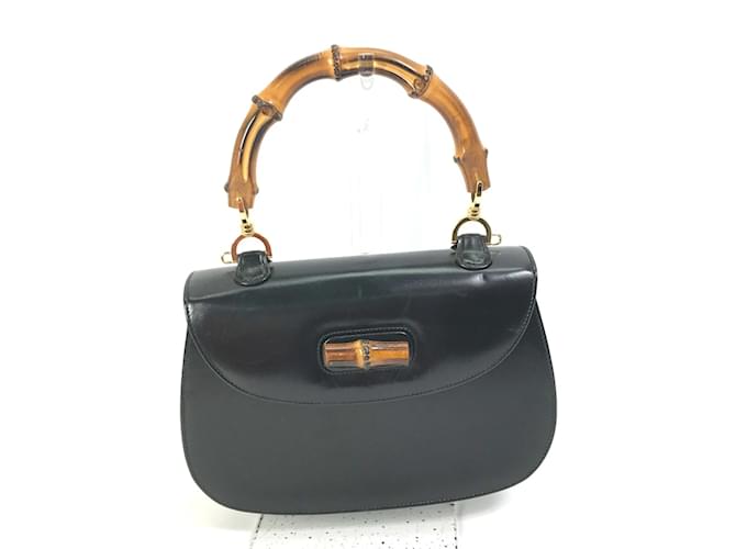 Gucci 000-1951 Black Leather Handbag ref.1464361 - Joli Closet