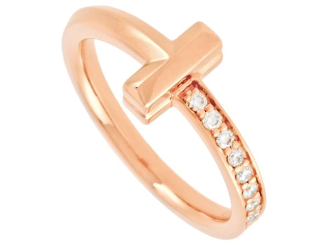 Anello T One di Tiffany & Co. in oro rosa  ref.1464376