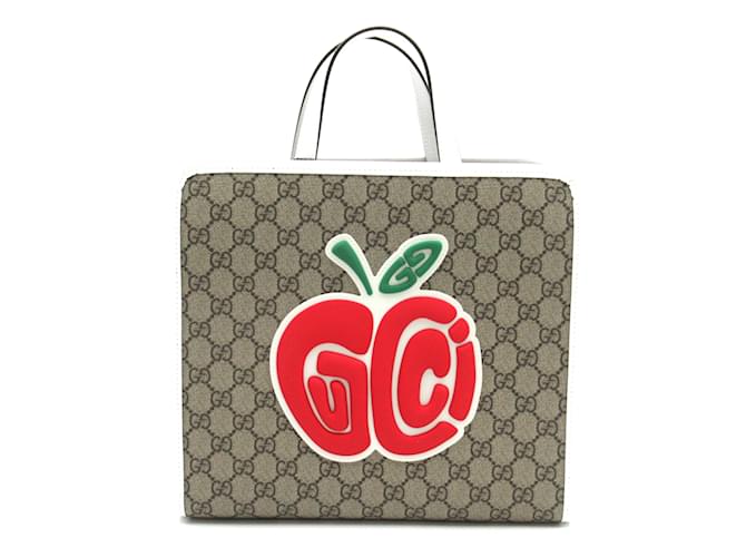 Sac GGTote Gucci Kids Beige  ref.1464514