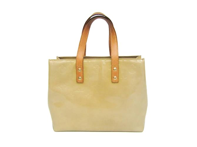 Sac à main Louis Vuitton Monogram Vernis Reade PM Cuir vernis Beige  ref.1464580