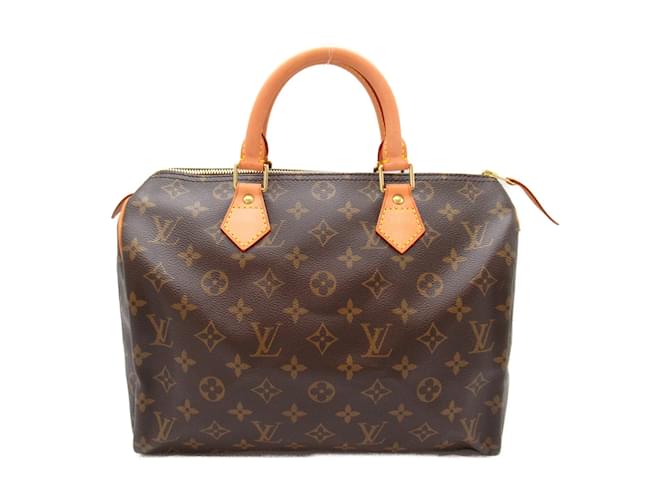 Bolso Louis Vuitton Speedy 30 Castaño  ref.1464619