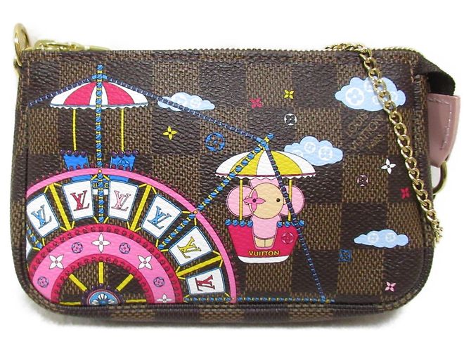 Pochette Accessori Vivienne Louis Vuitton Marrone