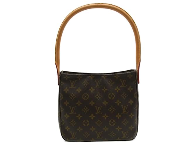 Sac à main Louis Vuitton Looping MM Marron  ref.1464706