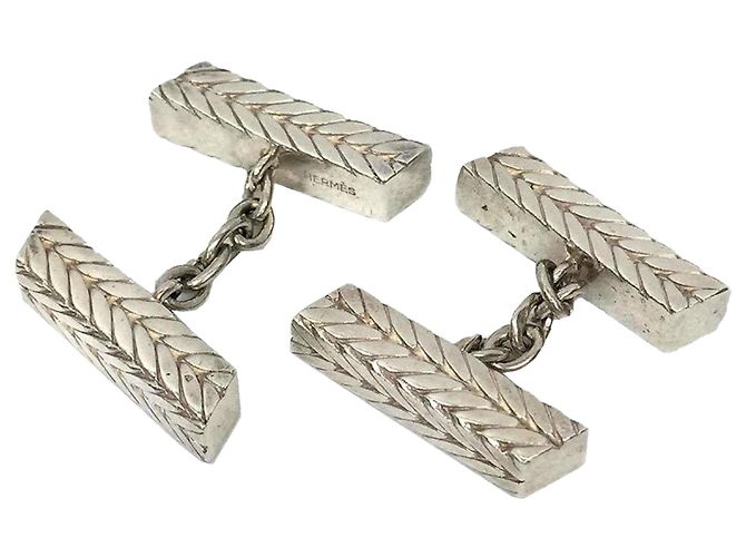 Hermès Gemelli in argento e ottone Hermes per uomini Metallo