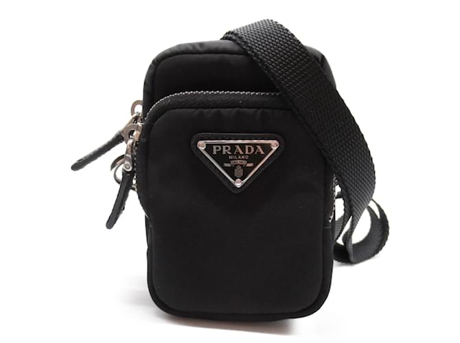 Borsa a Spalla Re-Nylon di Prada Nero  ref.1464850