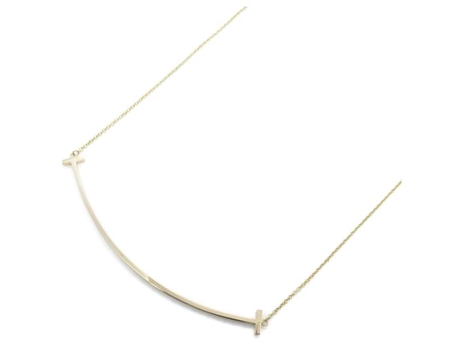 Tiffany & Co. T Smile Großes Halsband aus Roségold Golden  ref.1464894