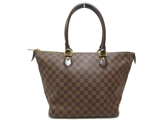 Borsa a mano Saleya MM Louis Vuitton Marrone  ref.1464999