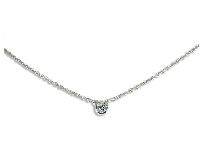 Tiffany & Co Colar de diamante Tiffany 925 By the Yard Prata  ref.1465067