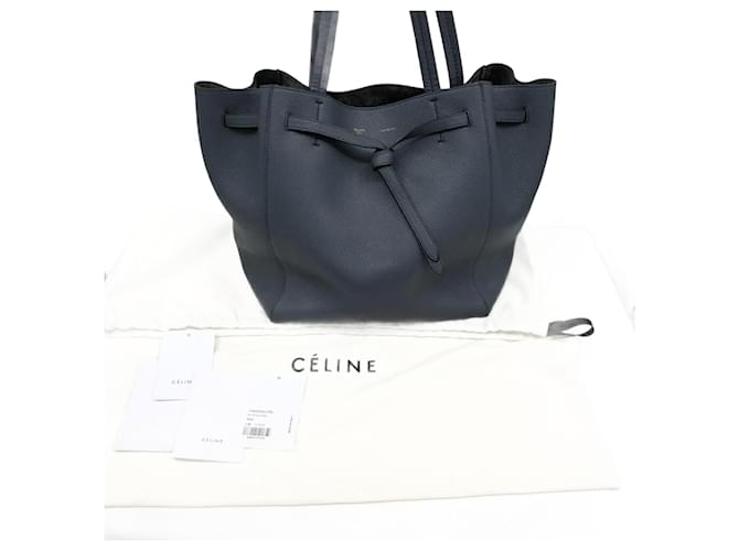 Céline Sac cabas Phantom de Celine en bleu marine  ref.1465075