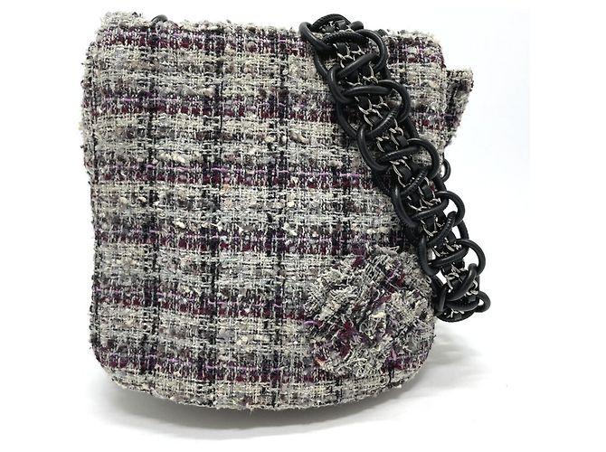 Borsa a Spalla Chanel Camelia Chain Marrone