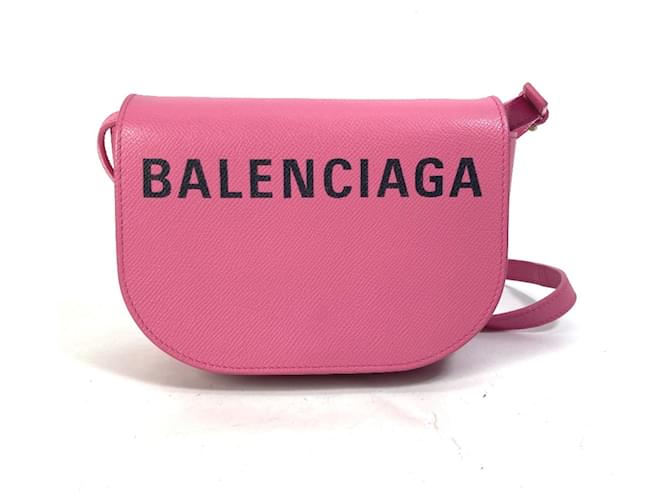 Sac à épaule en cuir rose Balenciaga 550639  ref.1465282