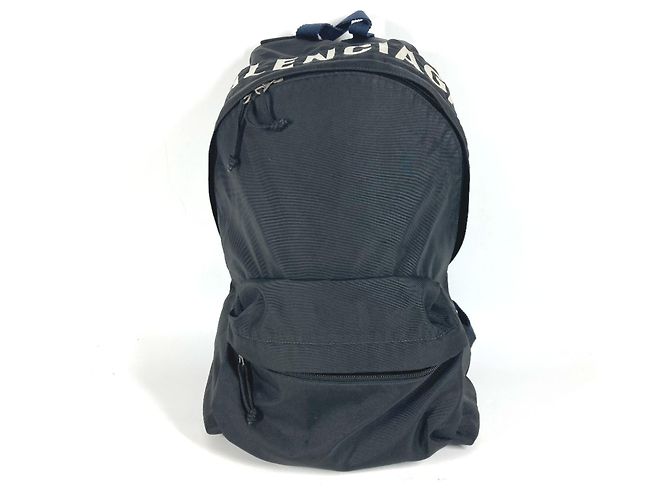 Everyday Balenciaga Bicolor Backpack Black