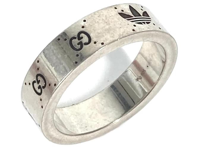 Gucci Silver Band Ring Silvery  ref.1465347