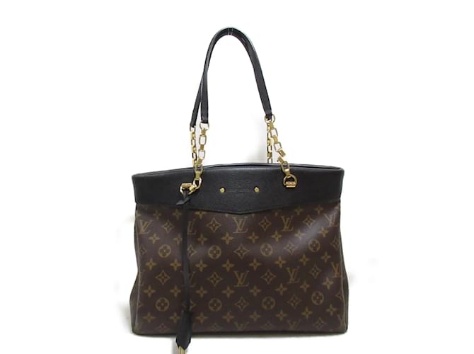 Sac fourre-tout Pallas Shopper de Louis Vuitton Noir  ref.1465524