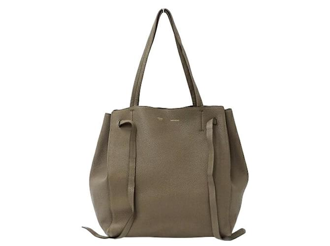 Phantom Céline Sac fourre-tout en cuir pour femmes Celine Gris  ref.1465709