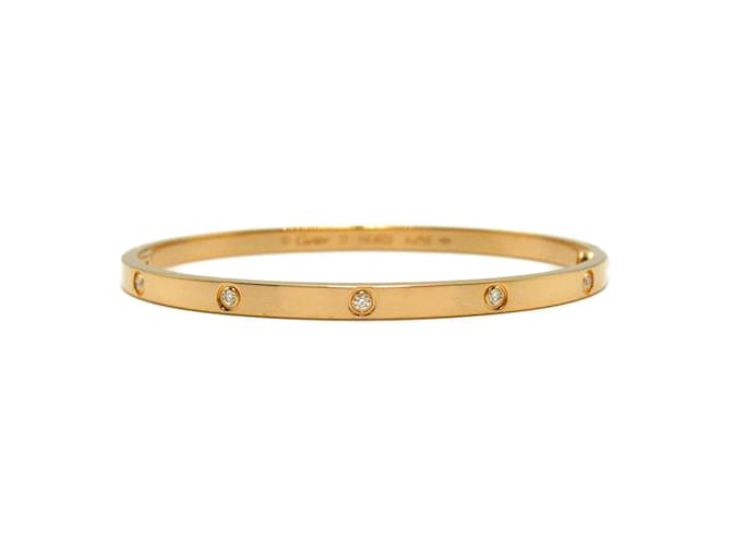 Love Pulseira charm em ouro rosa Cartier  ref.1465754