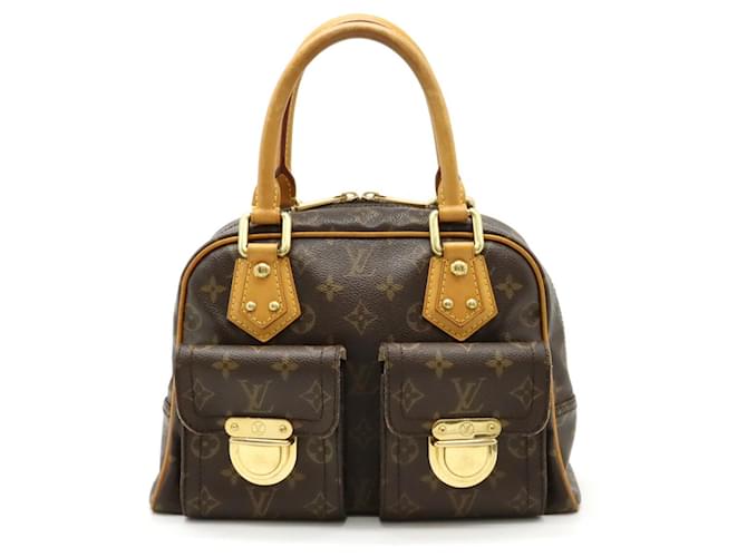 Bolsa Louis Vuitton Monogram Manhattan PM Couro envernizado  ref.1465784