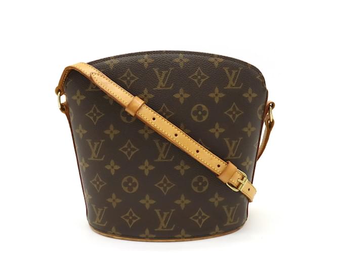 Louis Vuitton Monogram Drouot Shoulder Bag Patent leather  ref.1465790