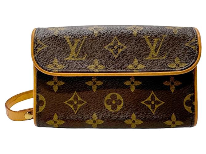 Bolso de cintura Monogram Louis Vuitton Castaño Monograma Charol  ref.1465837