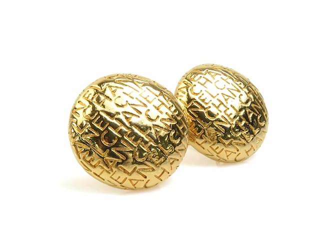 Chanel Gold Metal Clip Earrings Golden  ref.1466028