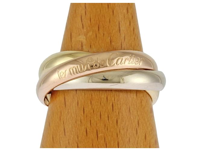 Anillo Trinity de Cartier Oro blanco Oro amarillo Oro rosa  ref.1466040