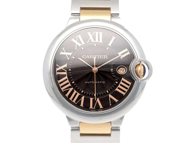 Cartier Ballon Bleu Automatic Wristwatch Silvery Golden  ref.1466044