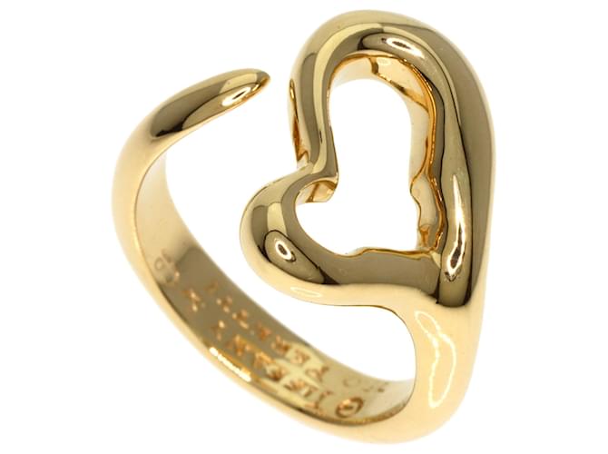 Tiffany & Co. 18K Yellow Gold Heart Band Ring  ref.1466204