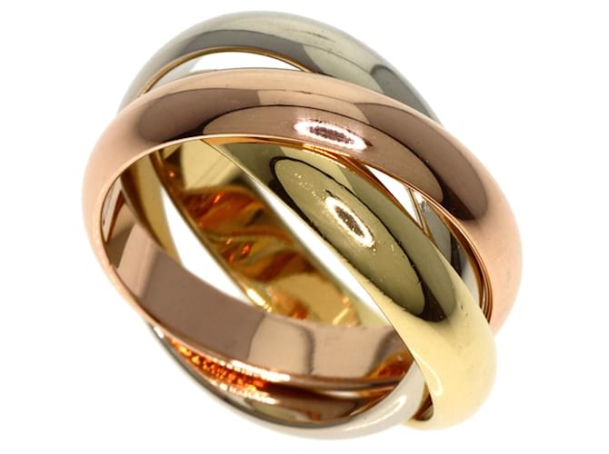 Cartier Trinity #47 Ring White gold Yellow gold Pink gold  ref.1466334