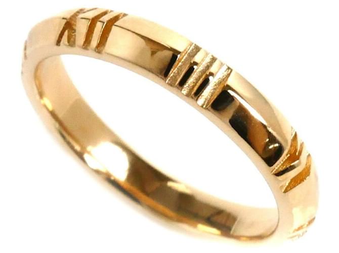 Tiffany & Co. 18K Pink Gold Atlas X Band Ring  ref.1466545