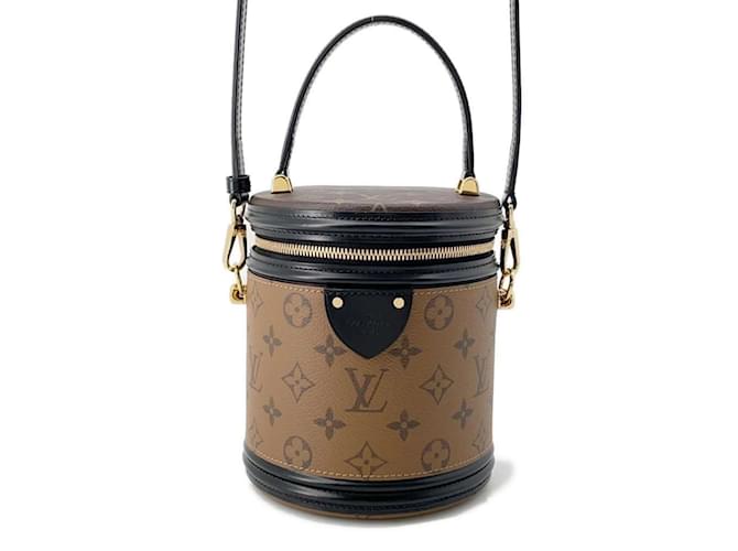 Louis Vuitton Monogram Reverse Cannes Vanity Bag Black Cloth  ref.1466638