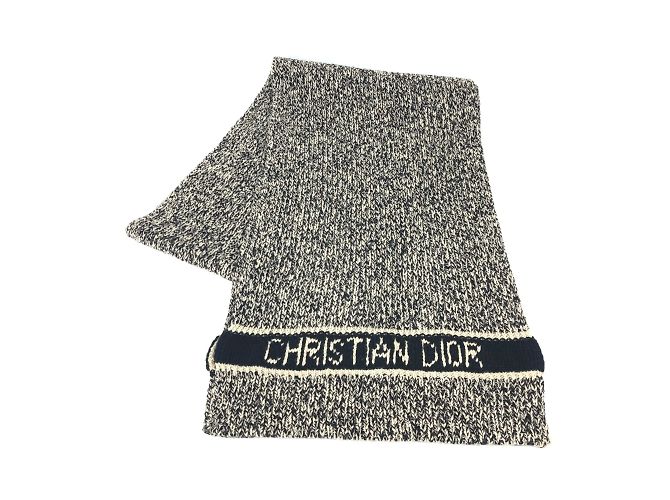 Stola nera Christian Dior Nero
