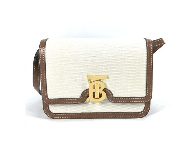 Borsa a spalla beige Burberry