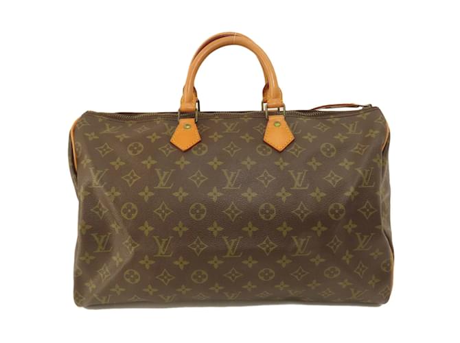 Louis Vuitton M41522 Speedy 40 Tote Bag Monogramm Lackleder  ref.1466856