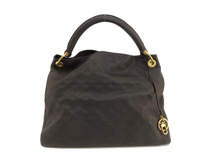 Sac à main Artsy MM Monogram Empreinte de Louis Vuitton Toile Noir  ref.1466868