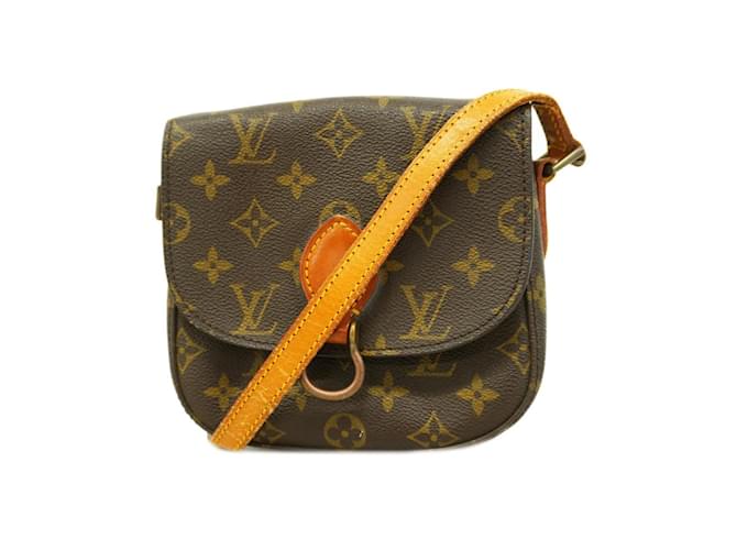 Louis Vuitton Monogram Shoulder Bag Brown Patent leather ref 