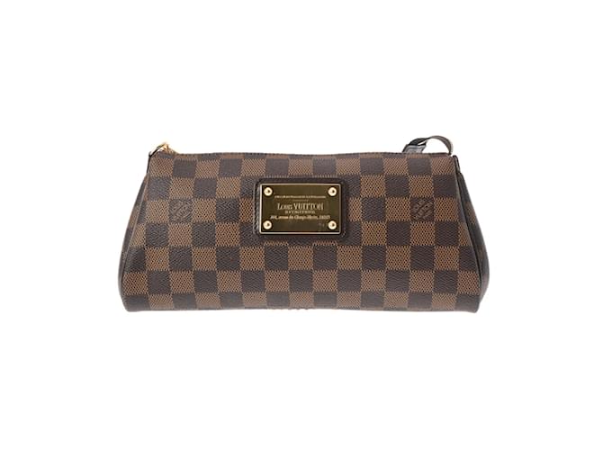 Sac à épaule Louis Vuitton Damier Eva marron Toile  ref.1467159