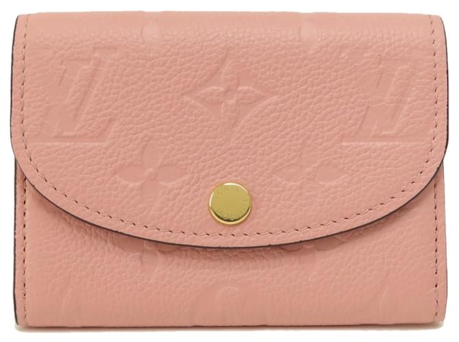 Louis Vuitton Empreinte Bi-Fold Geldbörse Pink Leinwand  ref.1467232