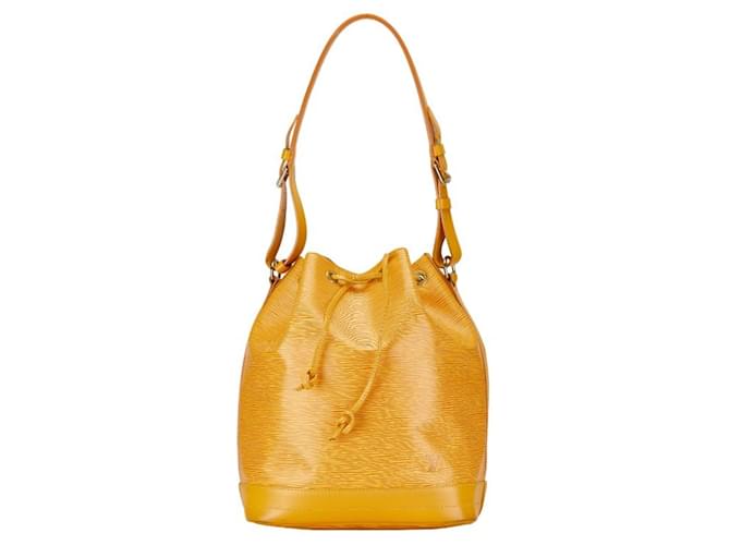 Louis Vuitton Epi Noe Shoulder Bag Yellow Leather  ref.1467401