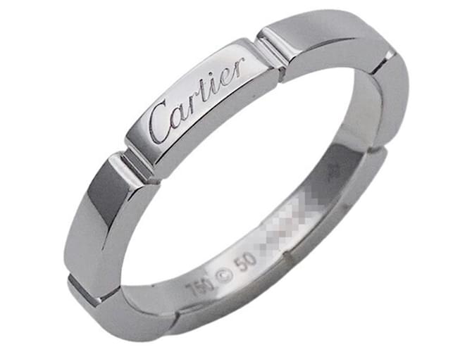 Cartier 18K White Gold Band Ring  ref.1467422